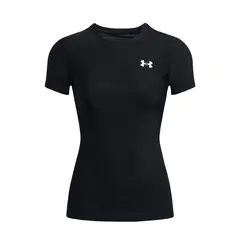 UNDER ARMOUR - Primera capa MC HeatGear OG mujer Negro