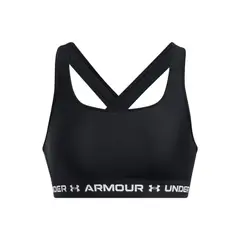 UNDER ARMOUR - Sostén Armour MidCrossback mujer Negro