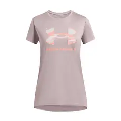 UNDER ARMOUR - Polera manga corta UA Tech para niña Gris
