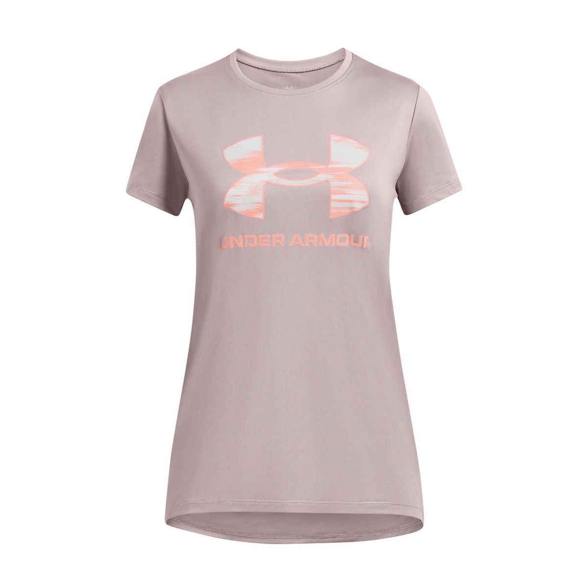 UNDER ARMOUR - Polera manga corta UA Tech para niña Gris UNDER ARMOUR
