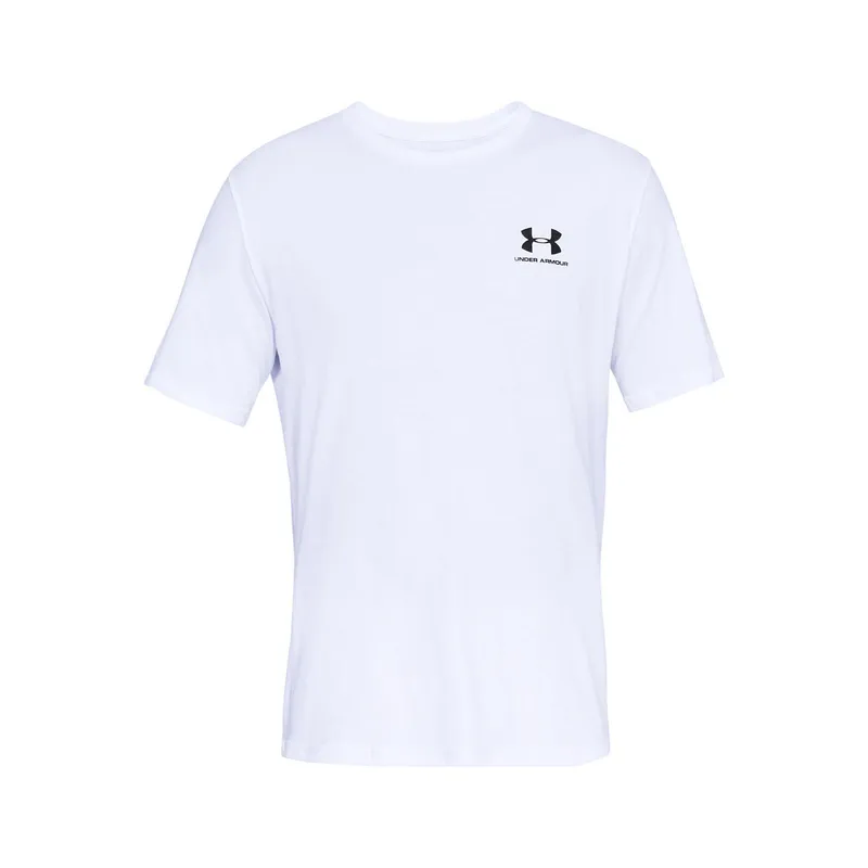 UNDER ARMOUR - Polera manga crta Sportstyle hombre Blanco UNDER ARMOUR