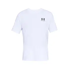 UNDER ARMOUR - Polera manga crta Sportstyle hombre Blanco