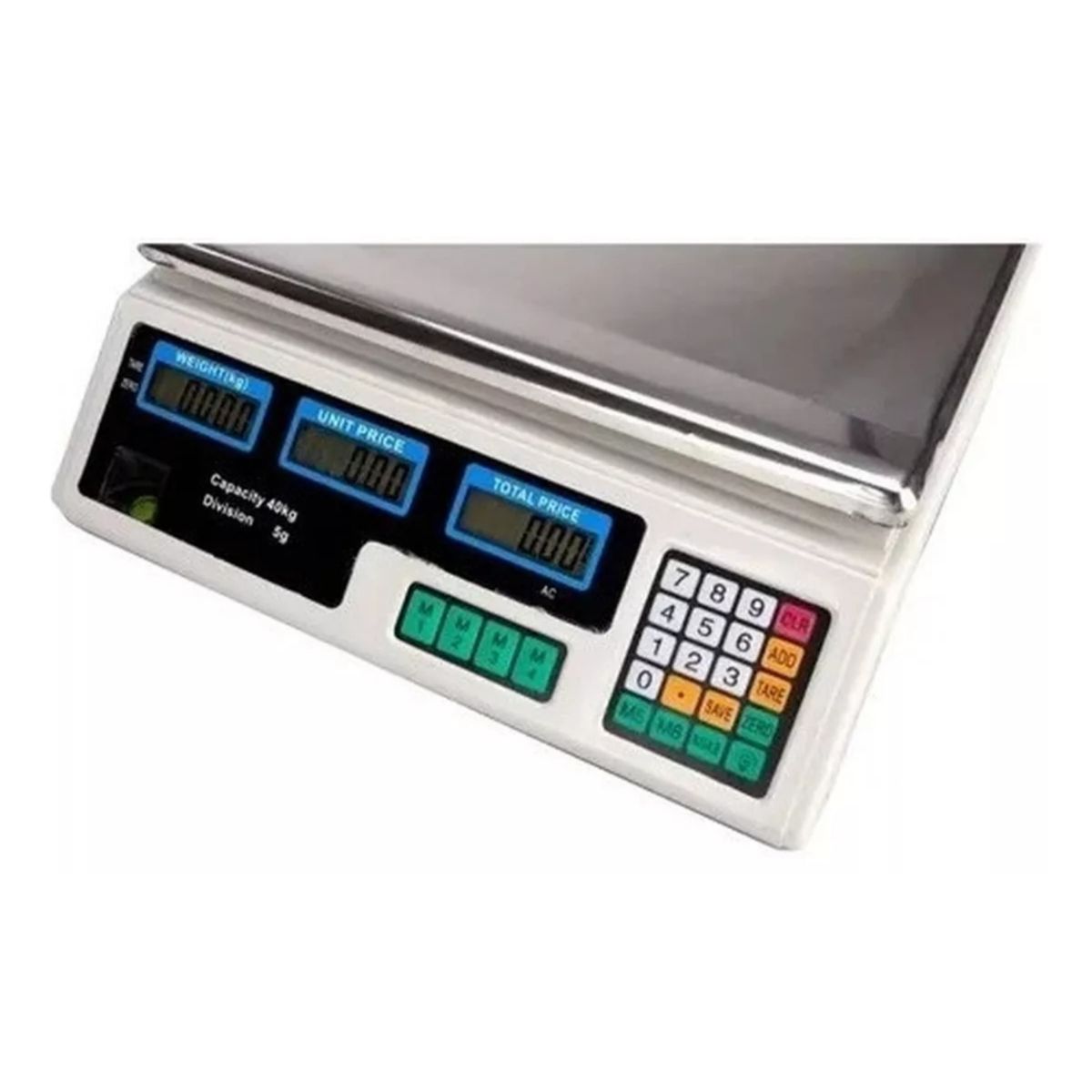 GENERICO - Báscula Comercial Digital Adkar 40kg 40kg Grisnegro