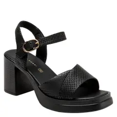 BRUNO ROSSI - Sandalia Casual Mujer Negro