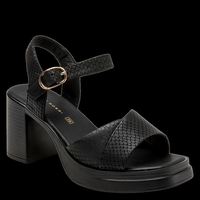 BRUNO ROSSI - Sandalia Casual Mujer Negro Bruno Rossi