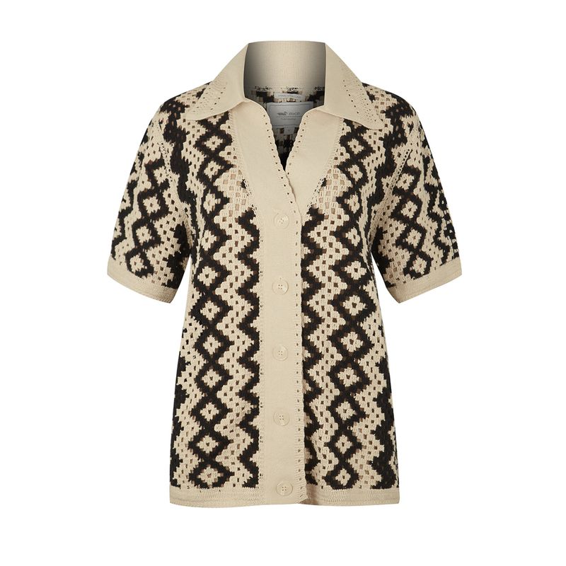 ROCKFORD - Chaleco Algodón Orgánico Beige Gigi Mujer ROCKFORD