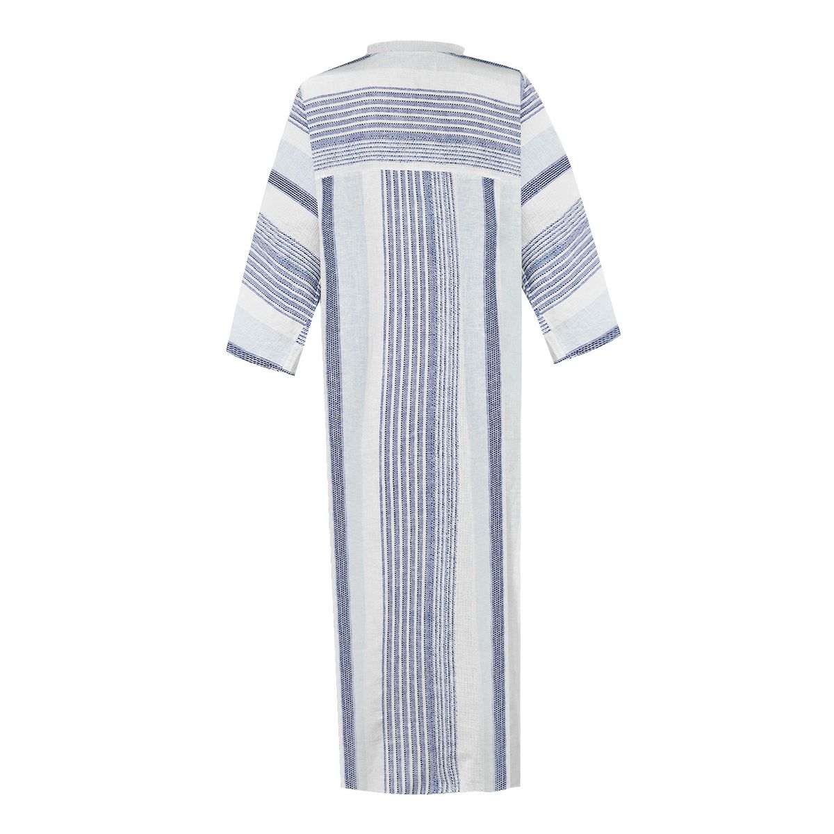 ROCKFORD - vestido Algodón Orgánico Azul Kala Mujer ROCKFORD.-