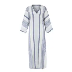 ROCKFORD - Vestido Algodón Orgánico Azul Kala Mujer