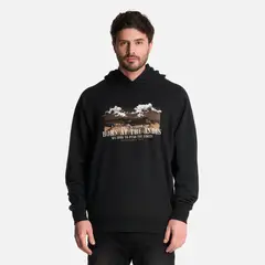 LIPPI - Polerón Hombre Insigne Hoody Sweatshirt Front Print Negro