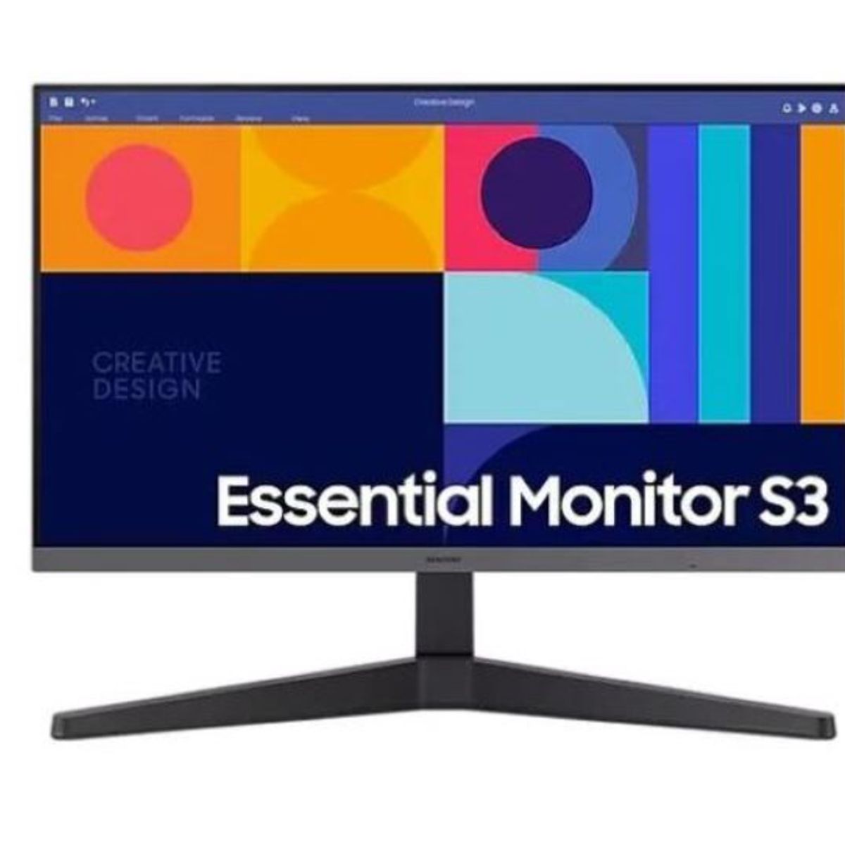 SAMSUNG - Monitor 27 - Samsung Essential S3 - Full HD (1920x1080) 4 ms 100 Hz