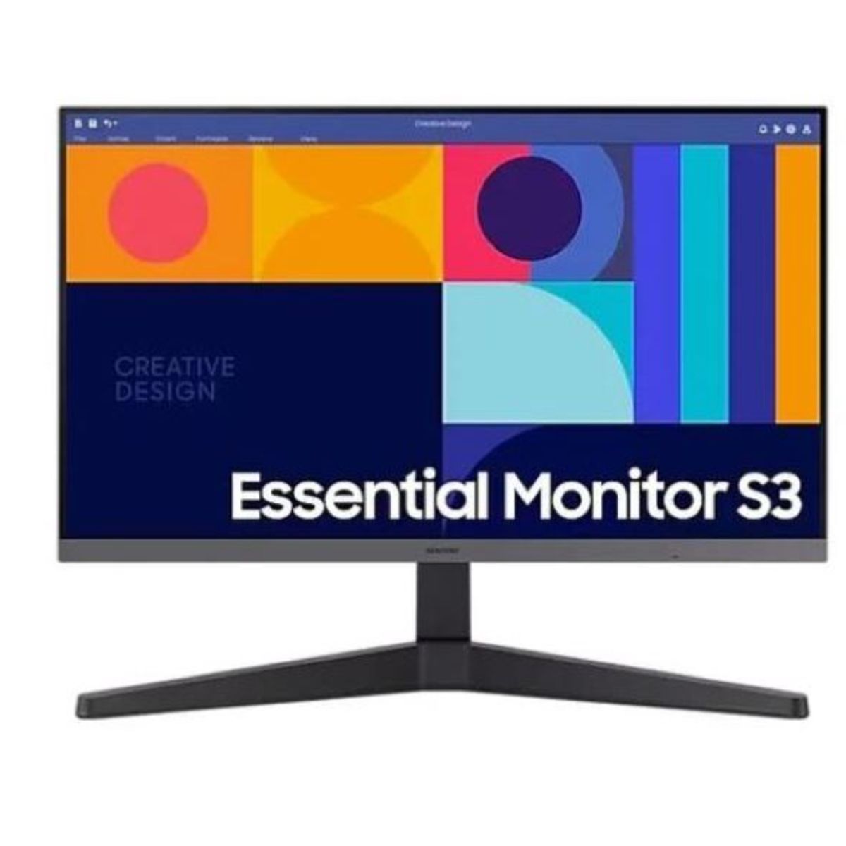 SAMSUNG - Monitor 27 - Samsung Essential S3 - Full HD (1920x1080) 4 ms 100 Hz