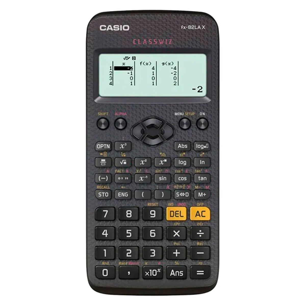 CASIO - Calculadora Cientifica Casio FX-82LA XBK 275 Funciones Negro