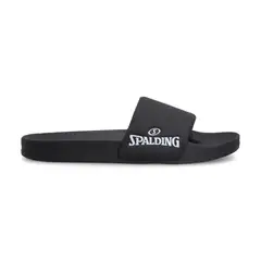 SPALDING - SANDALIA JUNIOR NEGRO LOGO BLANCO