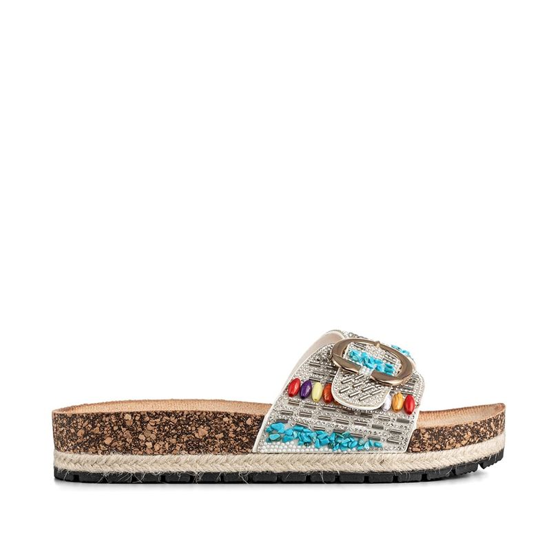 WEIDE - Sandalia Casual Vintage Mujer con Pedrería Weide LT138