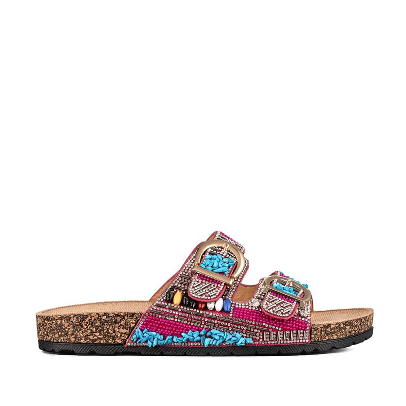 WEIDE - Sandalia  Casual Moda Clasico Mujer con Pedrería Weide LT137