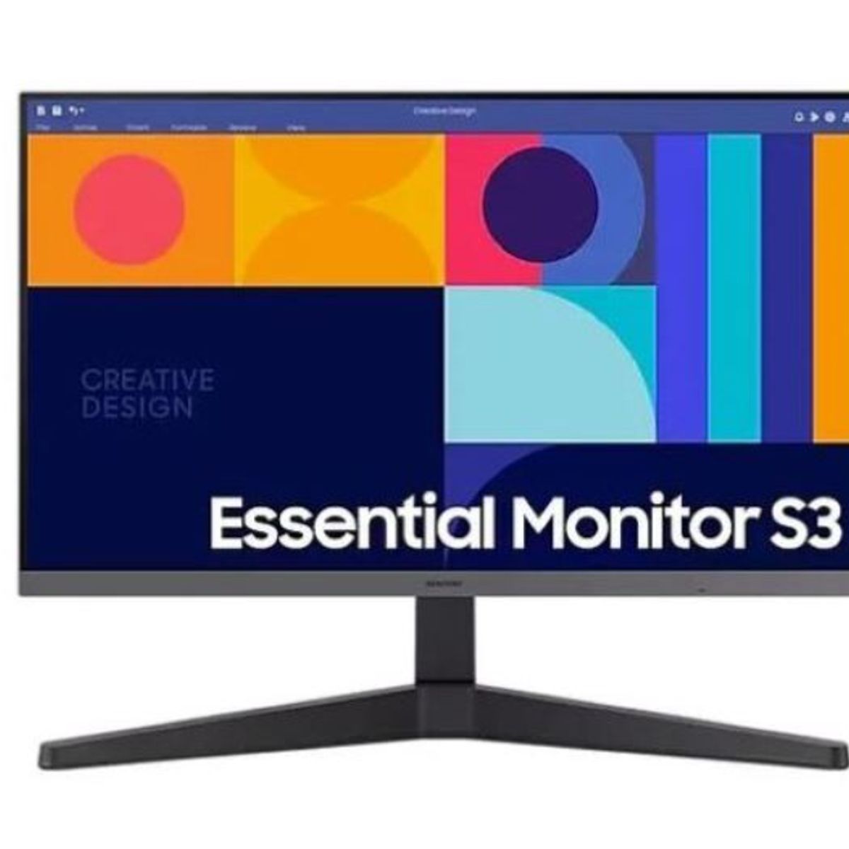 SAMSUNG - Monitor 24" - Samsung Essential S3 - Full HD (1920x1080) 4 ms 100 Hz