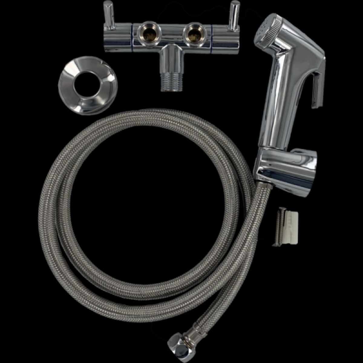 GENERICO - DUCHA ARABE BIDET KIT DOBLE CIERRE KDB30012 CORSOVALV