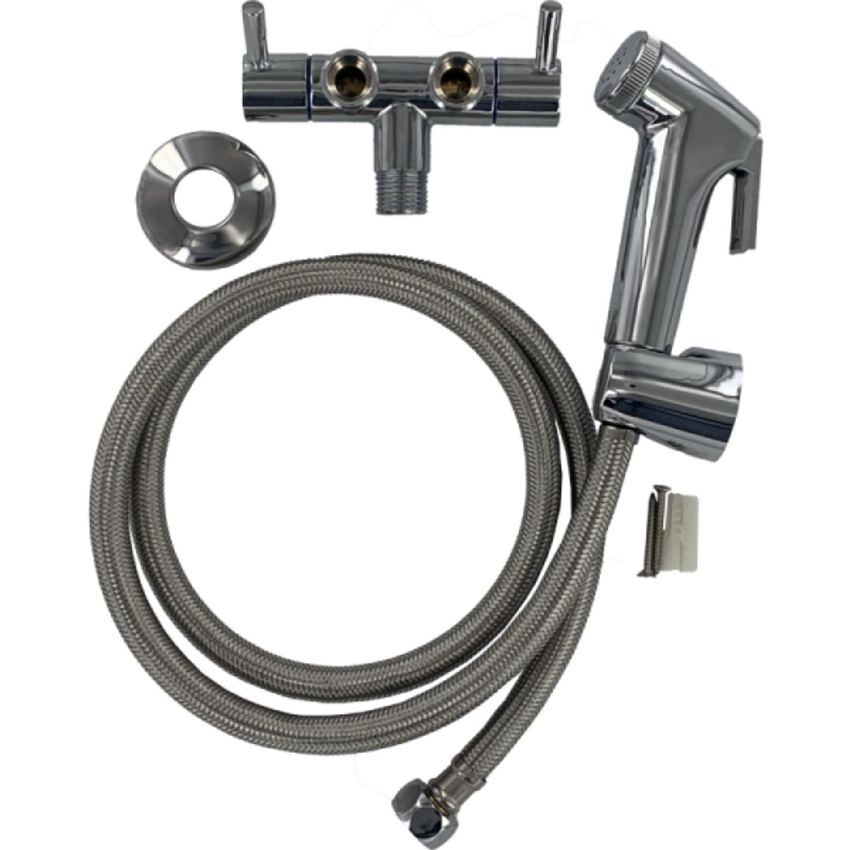 GENERICO - DUCHA ARABE BIDET KIT DOBLE CIERRE KDB30012 CORSOVALV