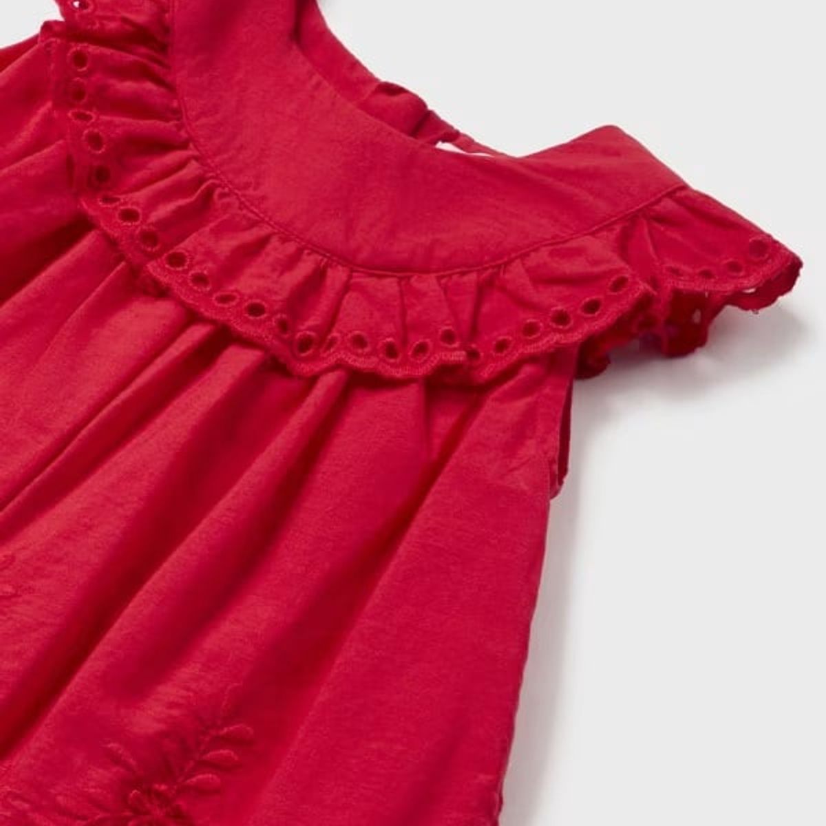 MAYORAL - Vestido bordado popelín bebé