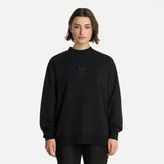 LIPPI - Polerón Mujer Ulmo Mid Point Crewneck Sweatshirt Negro