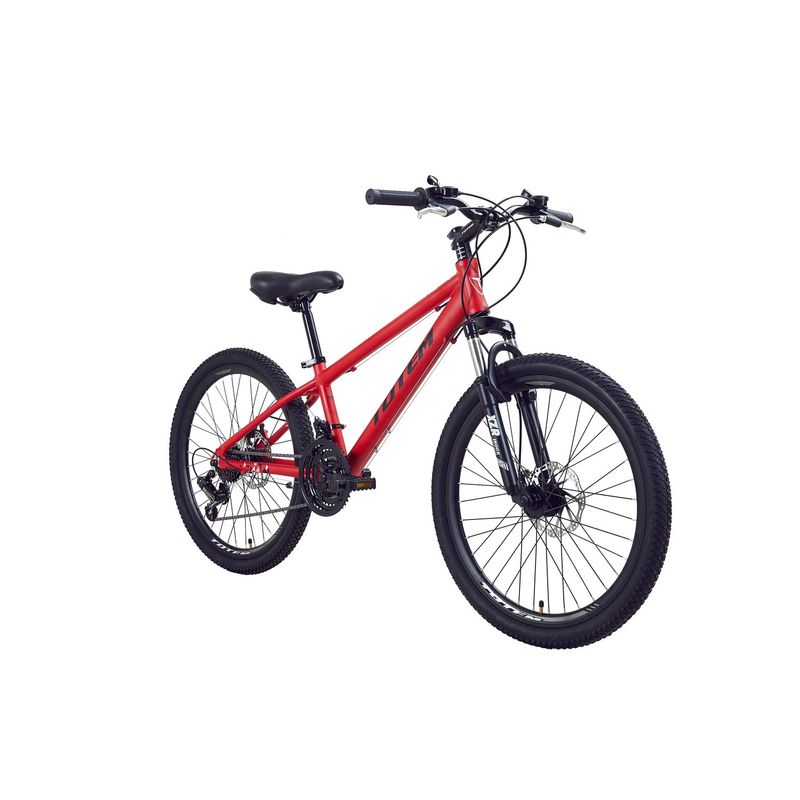 TOTEM - BICICLETA TOTEM MTB ARO 24 MODELO ATLANTIS ROJO