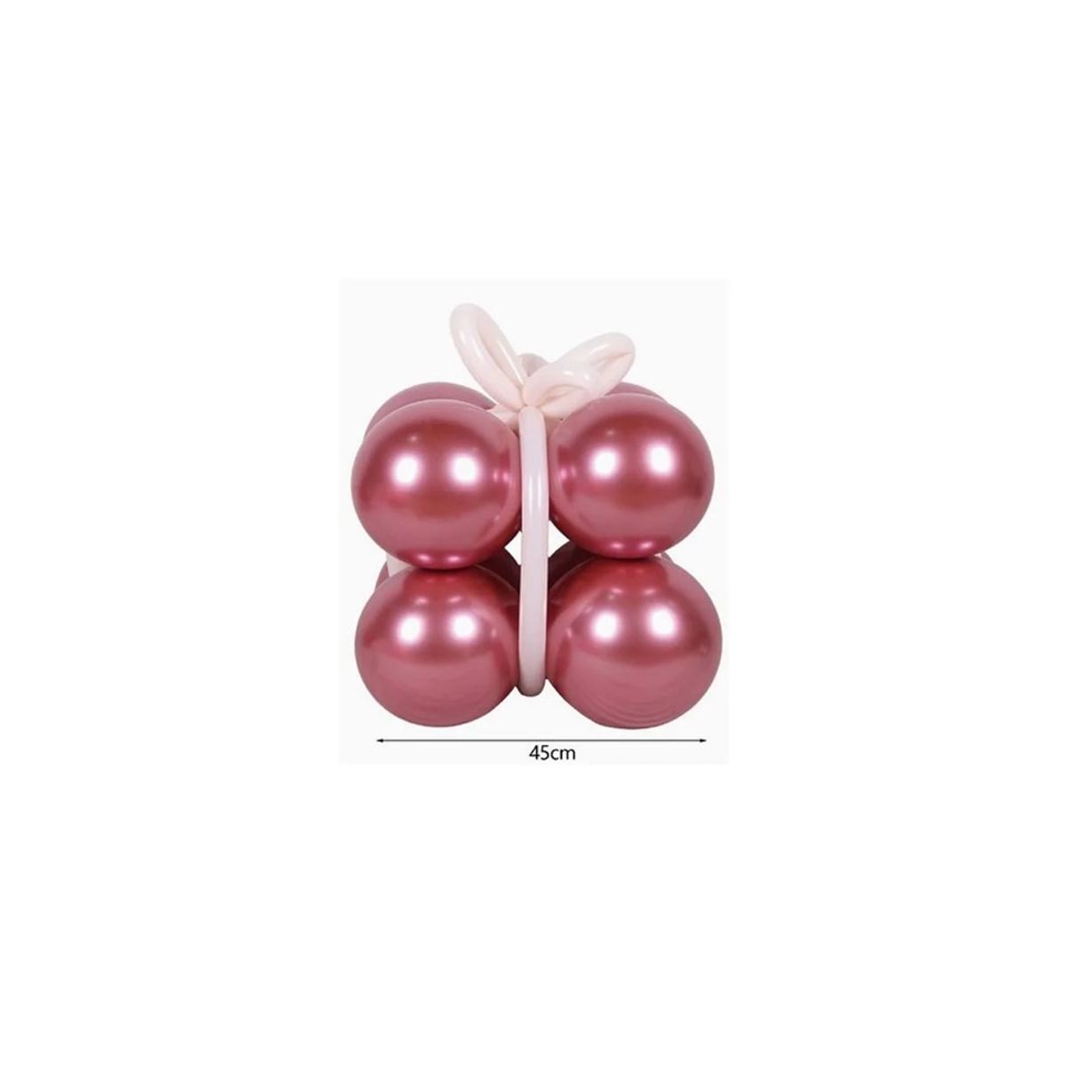 GENERICO - Set de Globos Cumpleaños Rosa