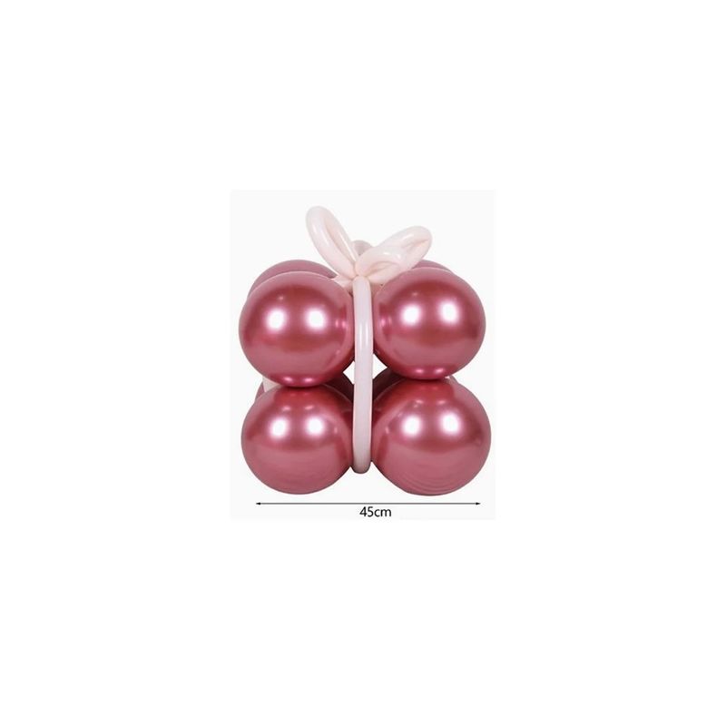 GENERICO - Set de Globos Cumpleaños Rosa