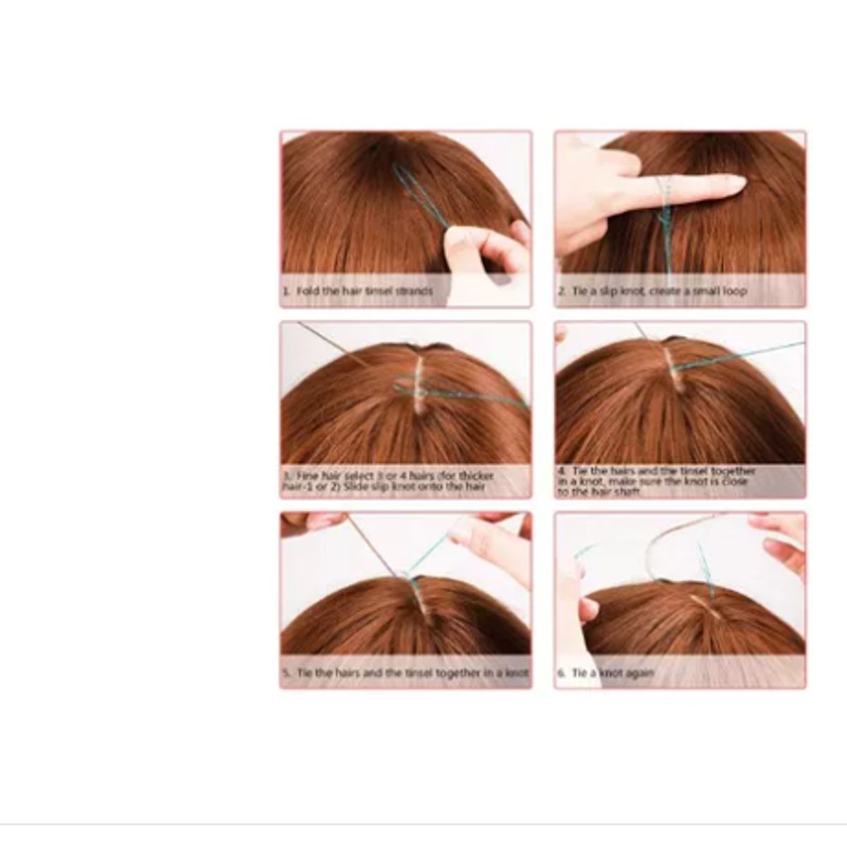 GENERICO - Set 50 Mechas De Pelo - Cabello Brillante