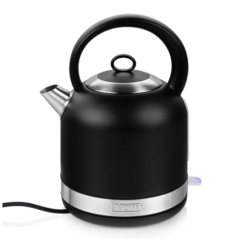 THOMAS Hervidor Electrico 2500ml 2200W Negro Mate TH-6510N