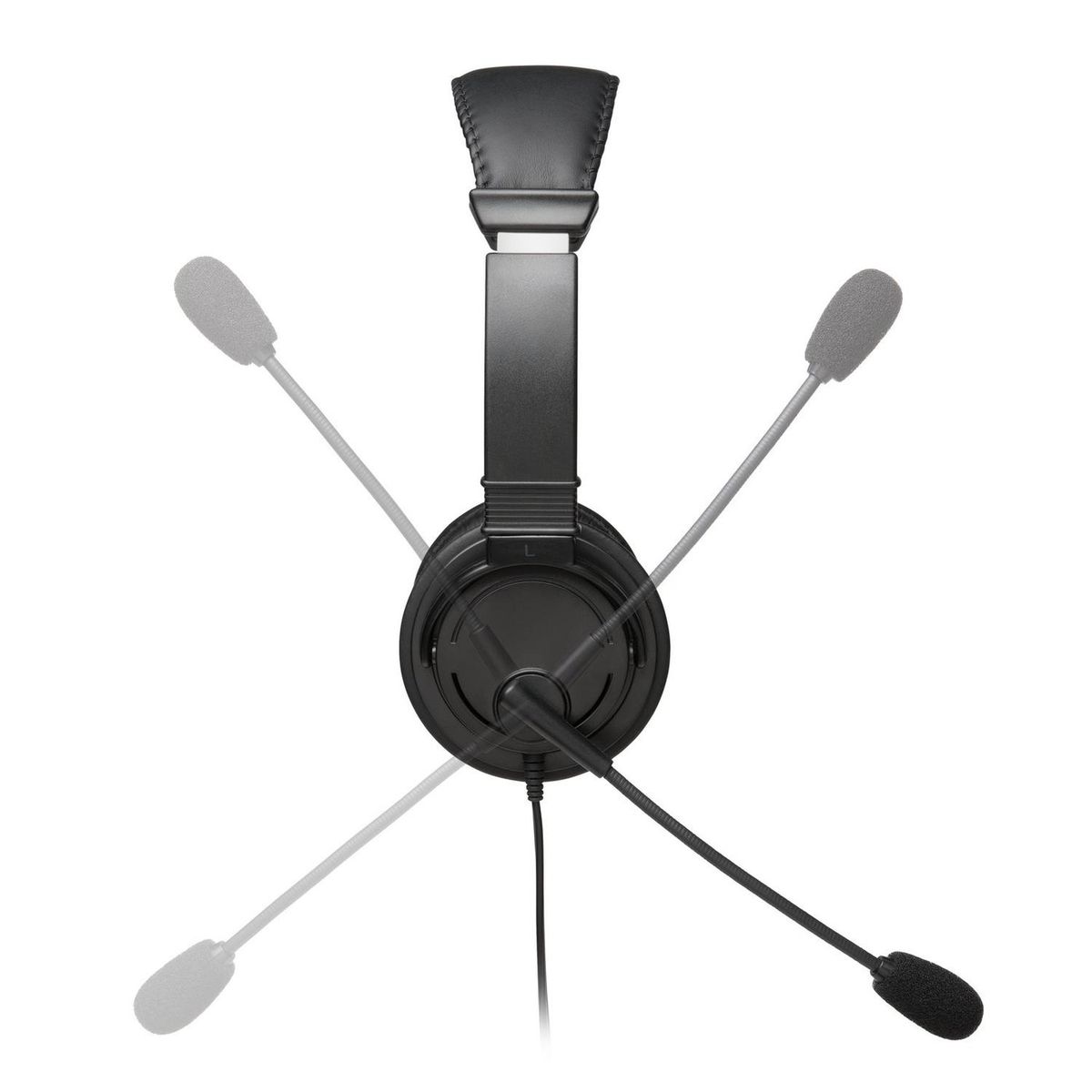 KENSINGTON - Audífonos Diadema USB-A clásicos con micrófono Negro