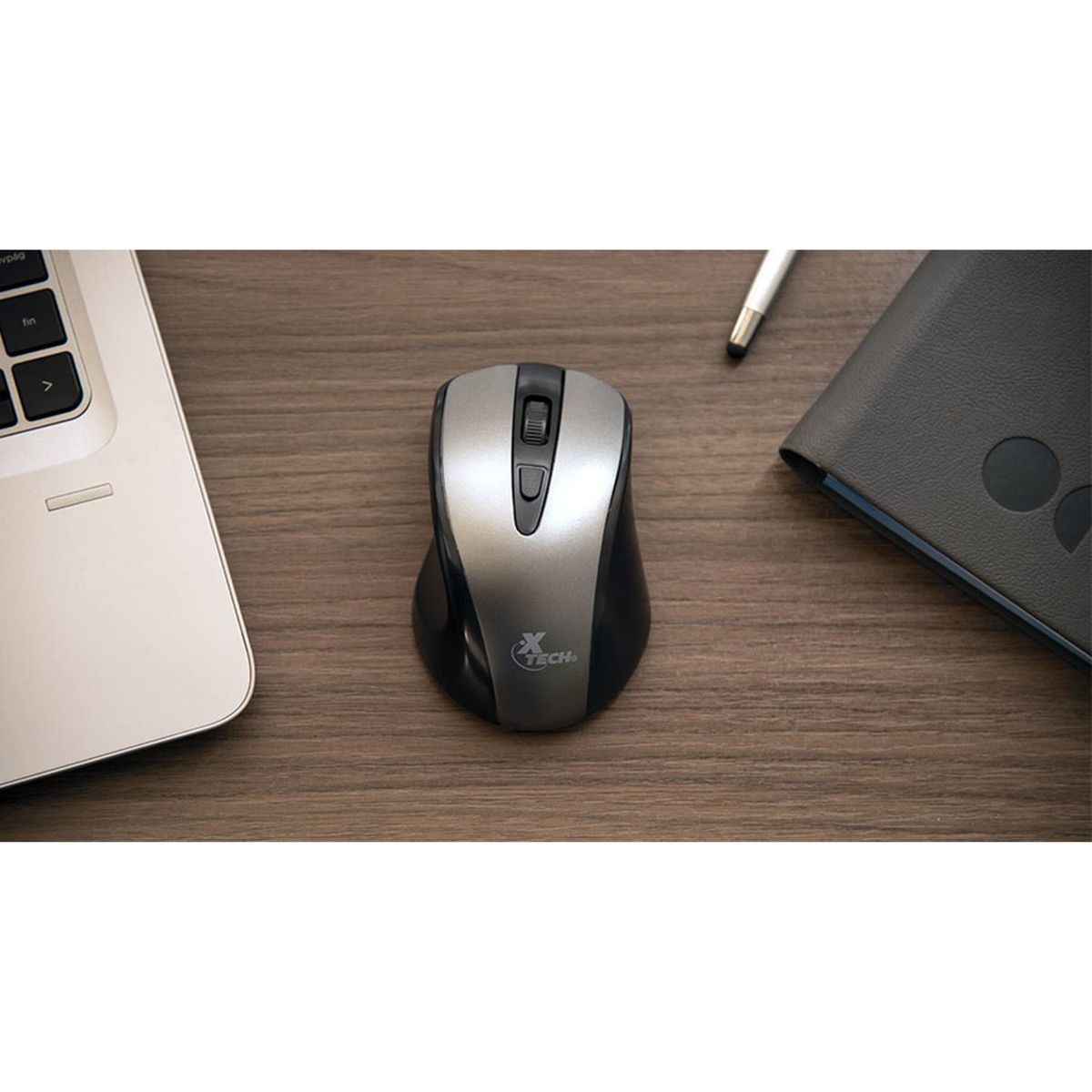 XTECH - Xtech XTM-315GY ratón Diestro RF inalámbrico Óptico 1600 DPI