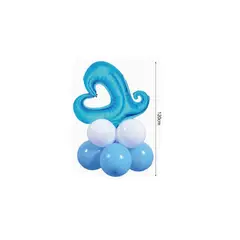 GENERICO - Set de Globos Corazón 120cm