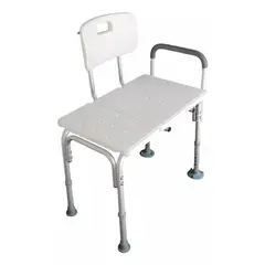 GENERICO - Silla Piso De Ducha Aluminio Para Transferencia Baño Tina