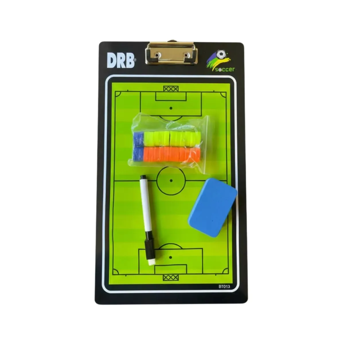 DRB - Pizarra Táctica Entrenador De Fútbol Magnética + Fichas DRB