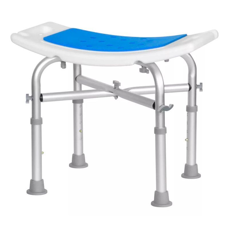 GENERICO - Piso Silla De Ducha Bariatrico Aluminio Altura Ajustable