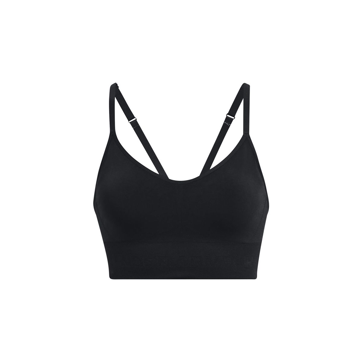 UNDER ARMOUR - Sostén low seamless Train mujer Negro UNDER ARMOUR