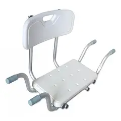 GENERICO - Silla Asiento Interior Para Tina Con Respaldo Adulto Mayor 605F