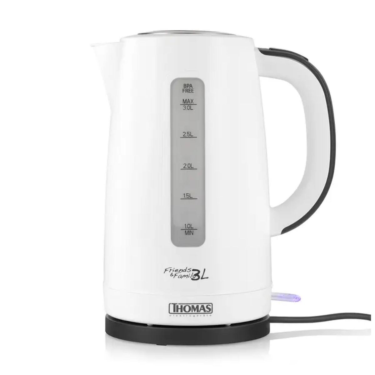THOMAS - Hervidor Electrico 3000ml 2200W Blanco TH-4151 Thomas