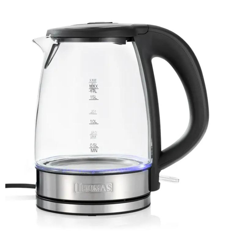 THOMAS Hervidor Electrico 1700ml 2200W Vidrio TH-4725V