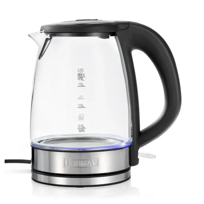 THOMAS - Hervidor Electrico 1700ml 2200W Vidrio TH-4725V