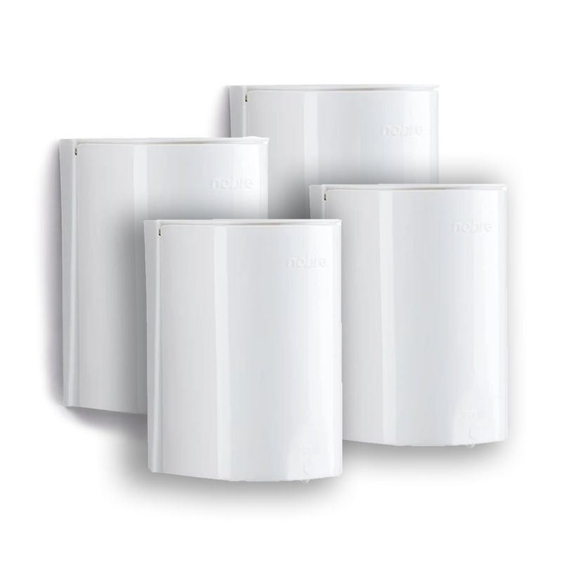 GENERICO - Pack 4 Dispensadores De Jabón Líquido/alcohol Gel Blanco