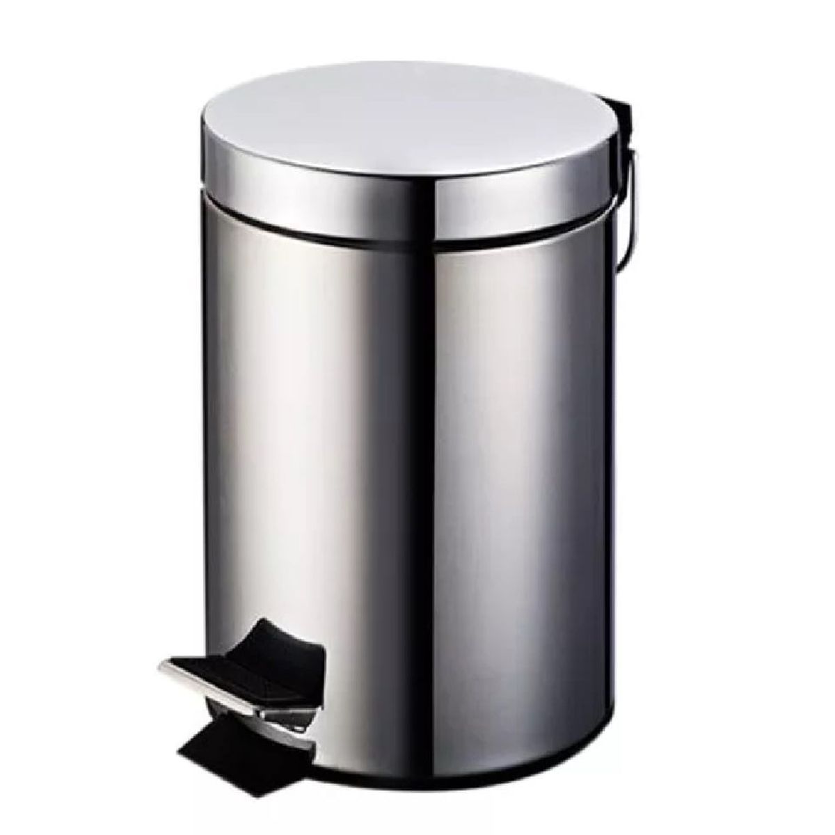 TAUMM - Basurero Papelero Pedal 5 Litros Acero Inoxidable Taumm