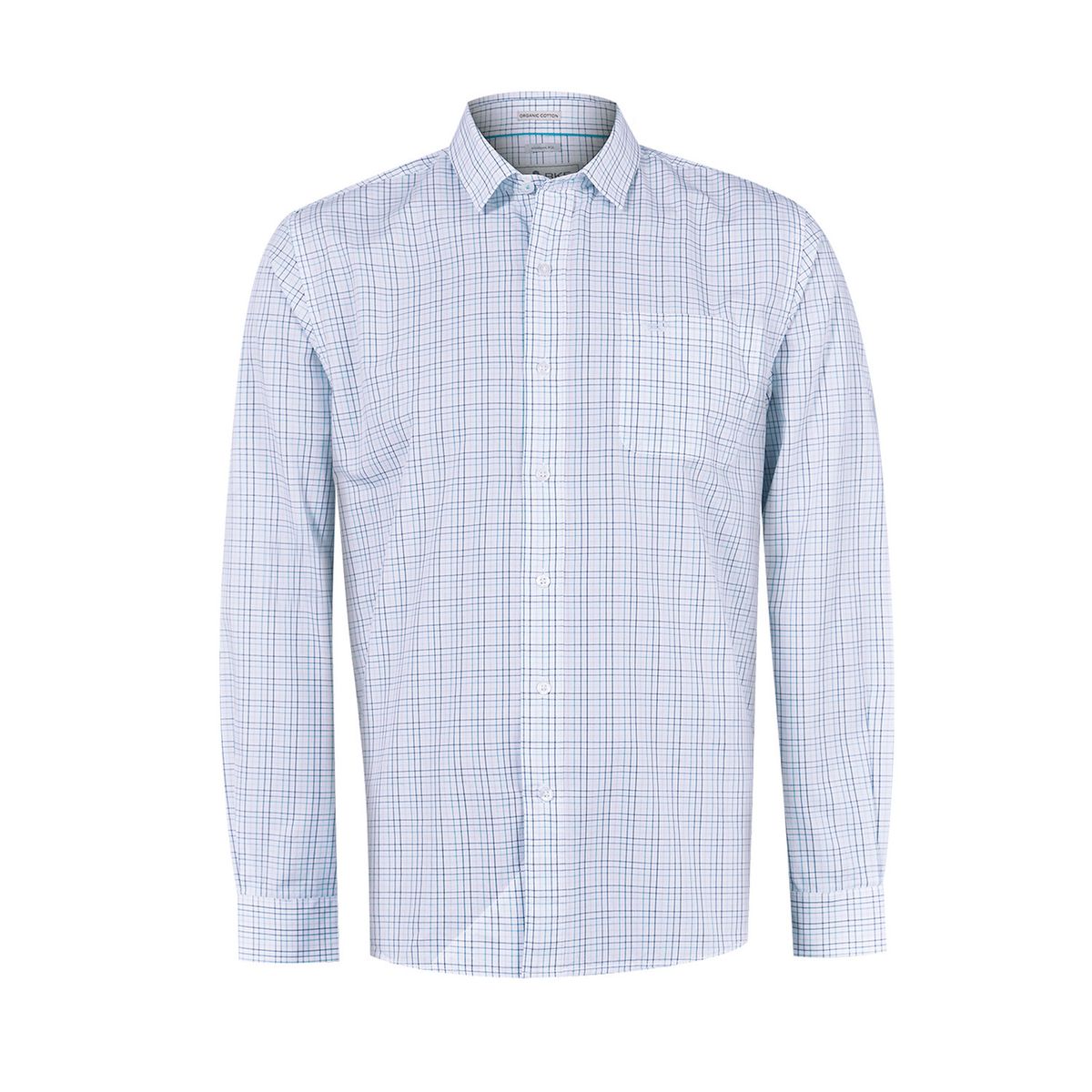 ROCKFORD - Camisa Algodón Orgánico Azul Lighter Hombre ROCKFORD