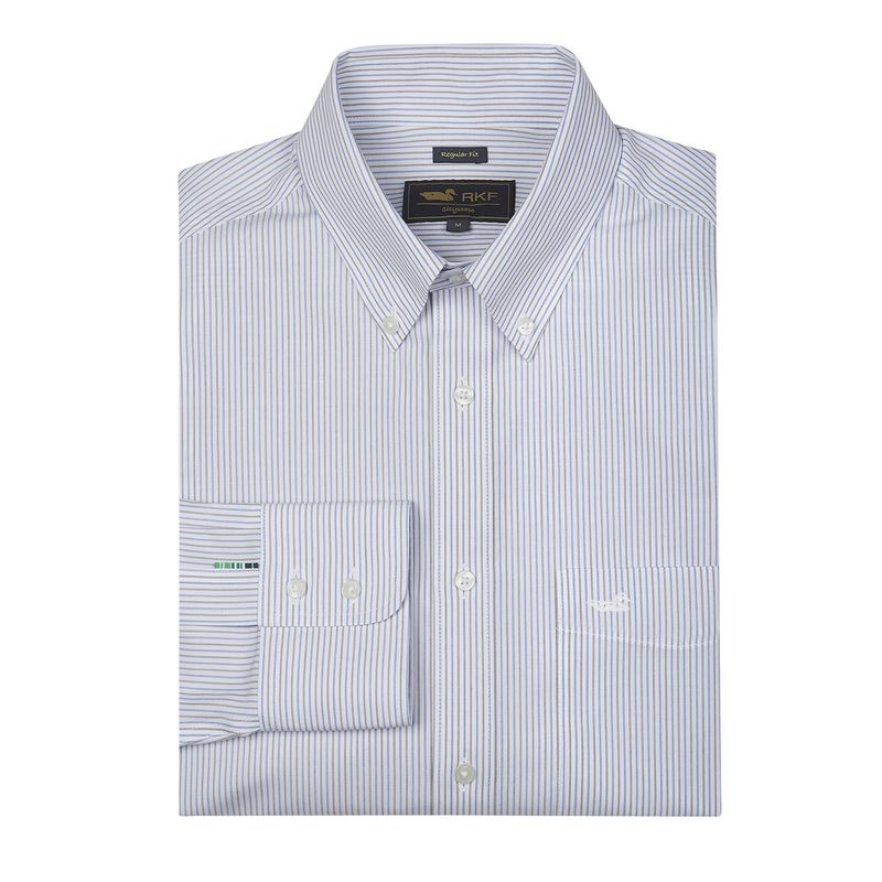 ROCKFORD - Camisa Libre de Arrugas Gris WF Hombre ROCKFORD
