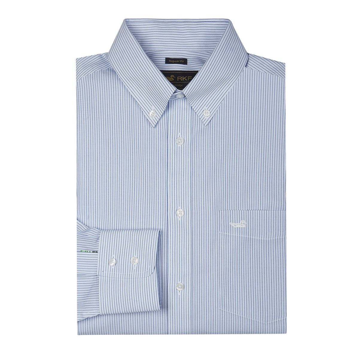 ROCKFORD - Camisa Libre de Arrugas Azul Marino WF Hombre ROCKFORD