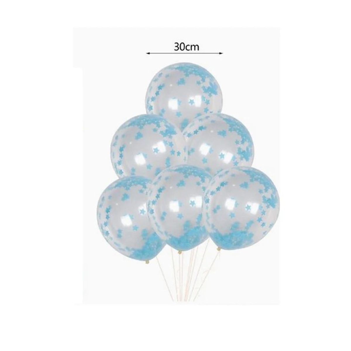 GENERICO - Set Globos Azul 30cm