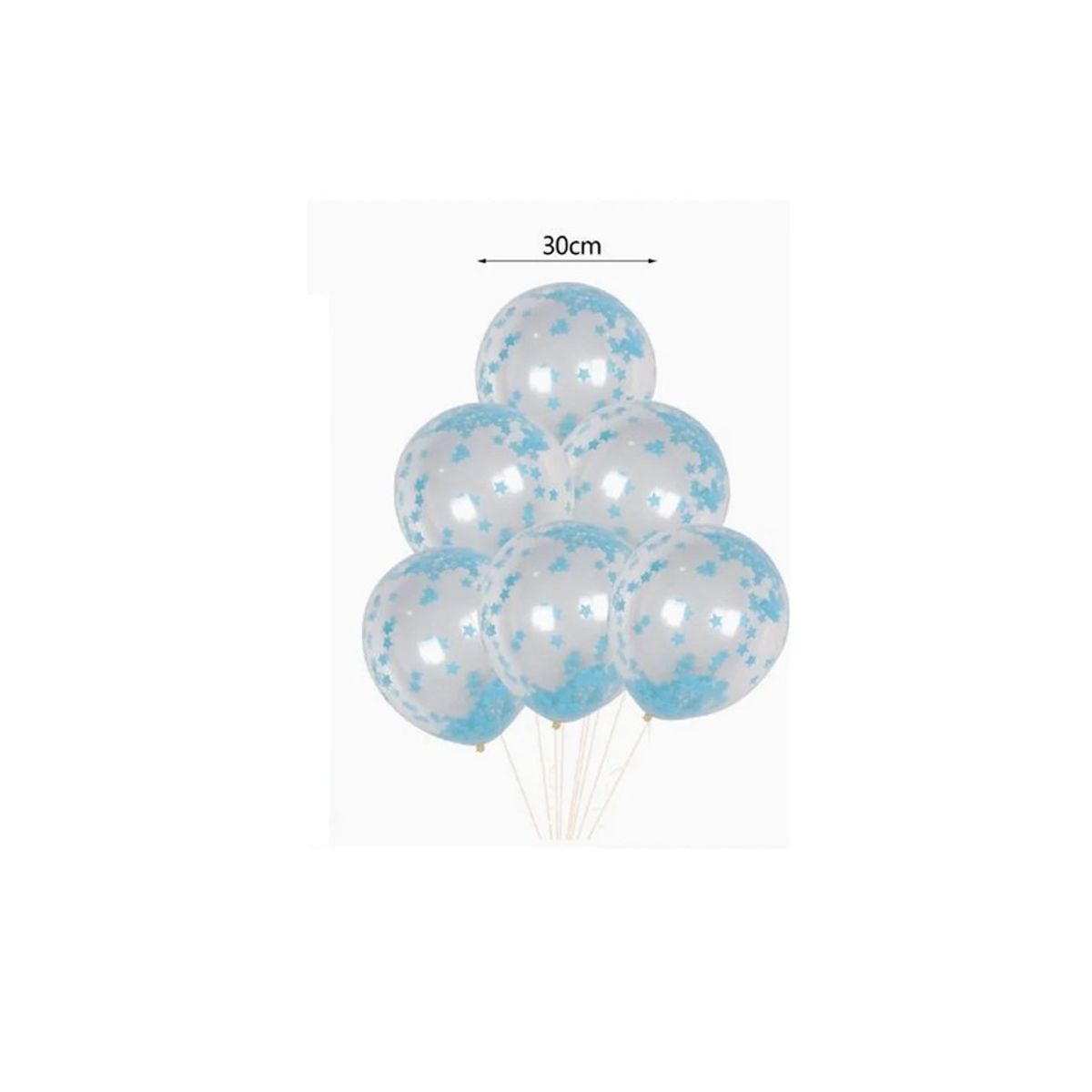 GENERICO - Set Globos Azul 30cm