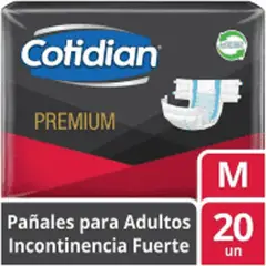 COTIDIAN - PAÑAL ADULTO PREMIUM TALLA M 20 unidades