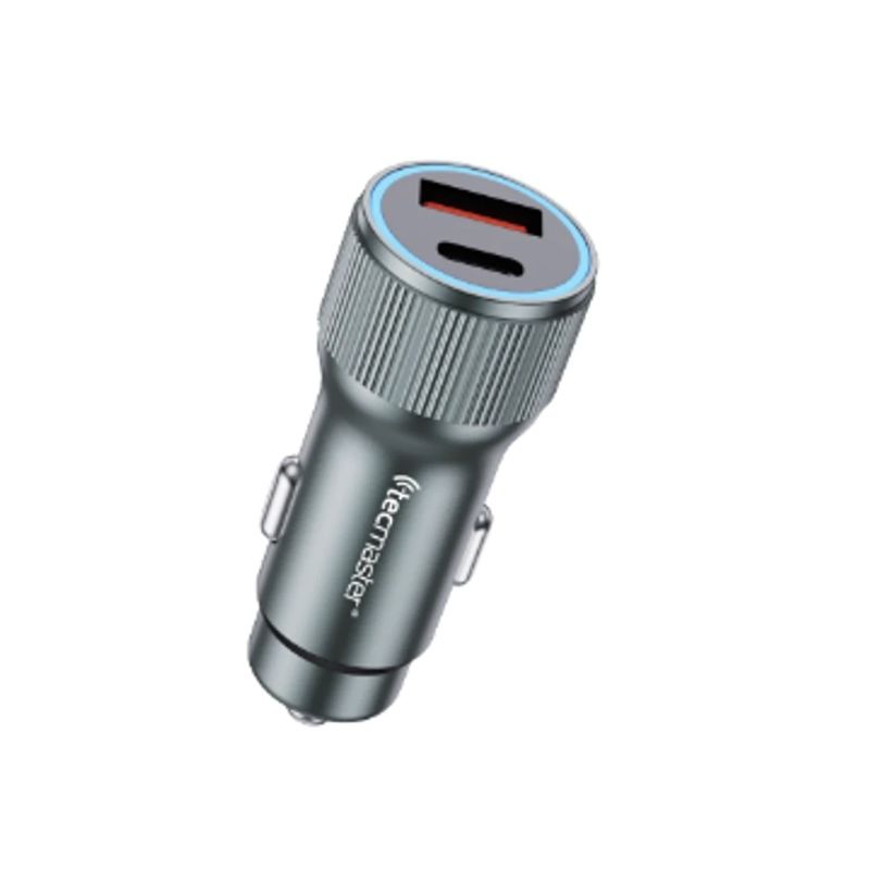 TECMASTER - Cargador de ceular para Auto Con Tecnología Q.c 3.0 + Pd Súper Carga
