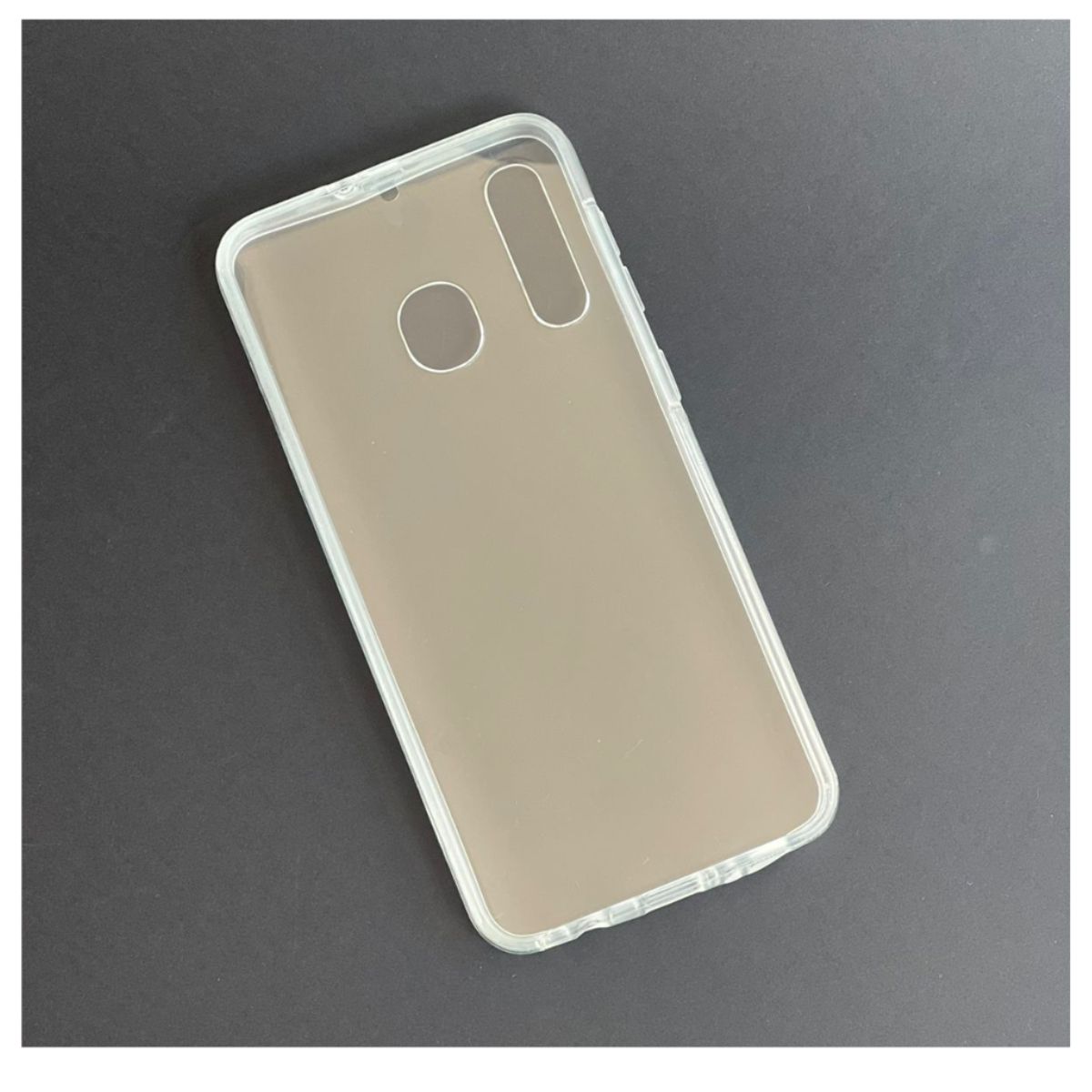 GENERICO - Carcasa 360 Grados Para Samsung A20/ A30 Normal Transparente